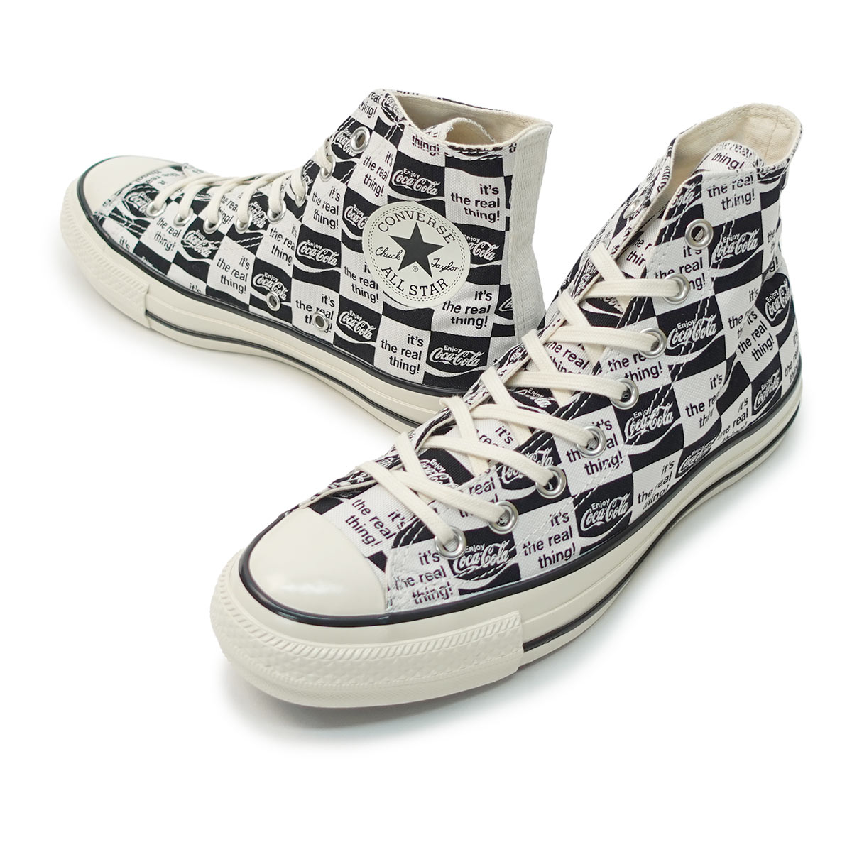 スニーカー ハイカット メンズ レディース オールスター US コカコーラ CK HI ブラック/ホワイト ALL STAR US Coca-Cola CK HI スニーカー ハイカット メンズ レディース オールスター US コカコーラ CK HI ブラック/ホワイト ALL STAR US Coca-Cola CK HI