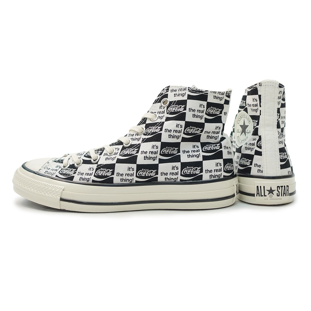 スニーカー ハイカット メンズ レディース オールスター US コカコーラ CK HI ブラック/ホワイト ALL STAR US Coca-Cola CK HI スニーカー ハイカット メンズ レディース オールスター US コカコーラ CK HI ブラック/ホワイト ALL STAR US Coca-Cola CK HI