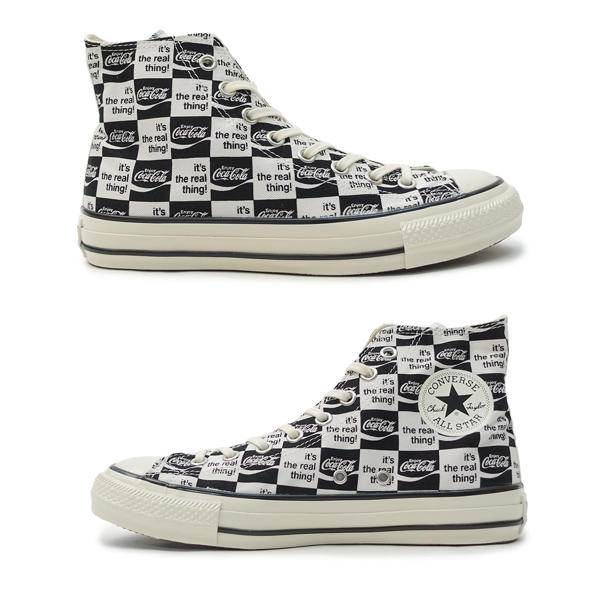 スニーカー ハイカット メンズ レディース オールスター US コカコーラ CK HI ブラック/ホワイト ALL STAR US Coca-Cola CK HI スニーカー ハイカット メンズ レディース オールスター US コカコーラ CK HI ブラック/ホワイト ALL STAR US Coca-Cola CK HI