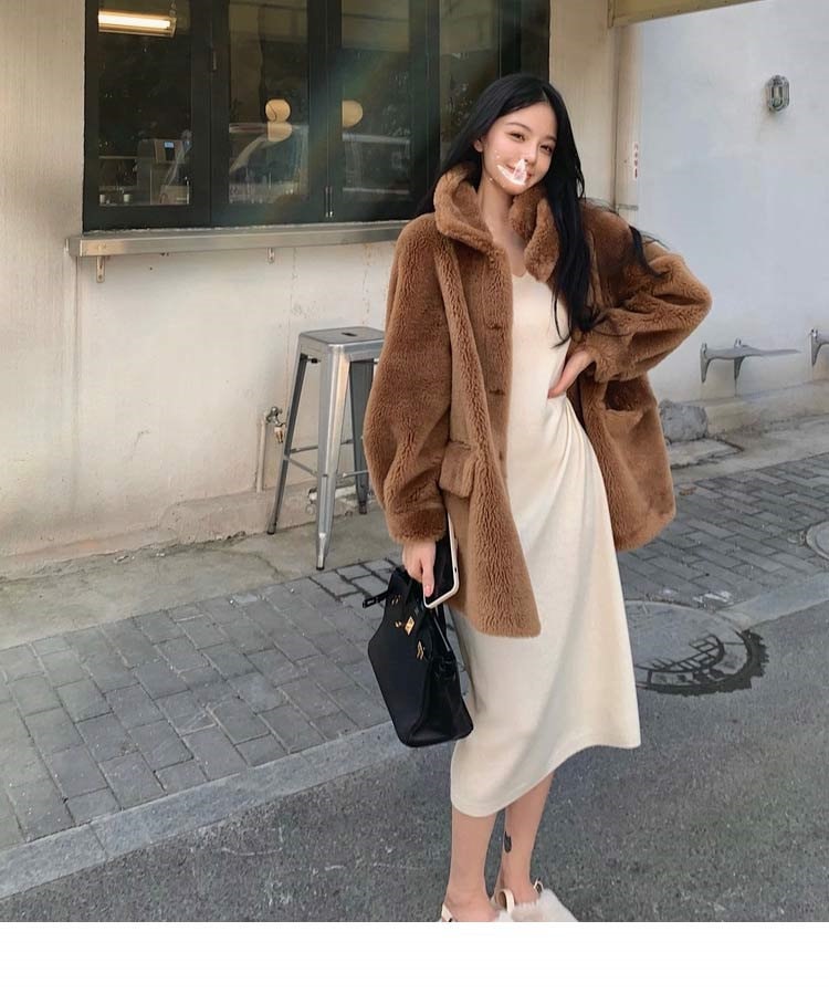 ファーコート ボアコート レディース ボア コート アウター ロングコート ロング ボアジャケット ブルゾン フェイクファー 体型カバー ロング 長い ミドル丈 モコモココート ボアパーカー 暖かい