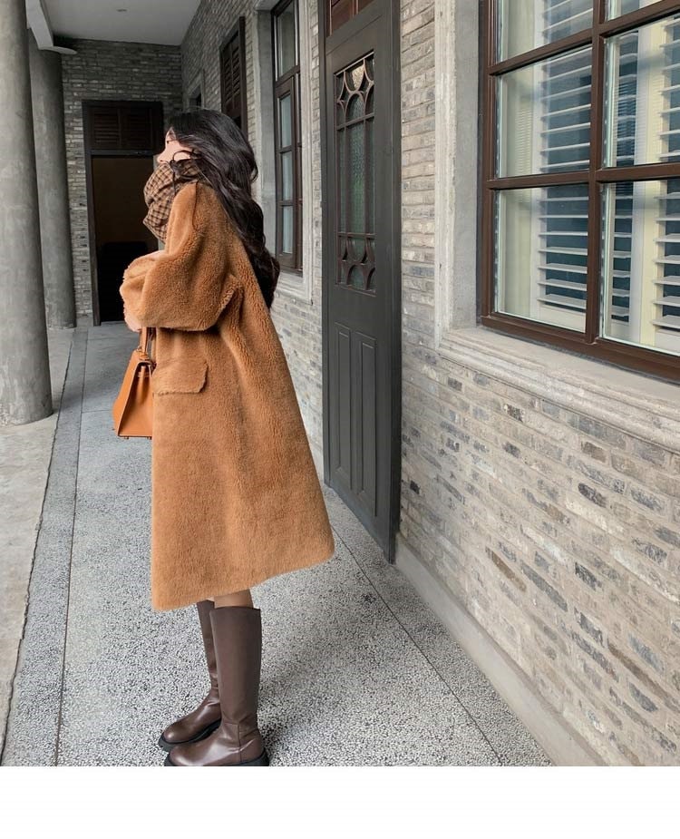 ファーコート ボアコート レディース ボア コート アウター ロングコート ロング ボアジャケット ブルゾン フェイクファー 体型カバー ロング 長い ミドル丈 モコモココート ボアパーカー 暖かい