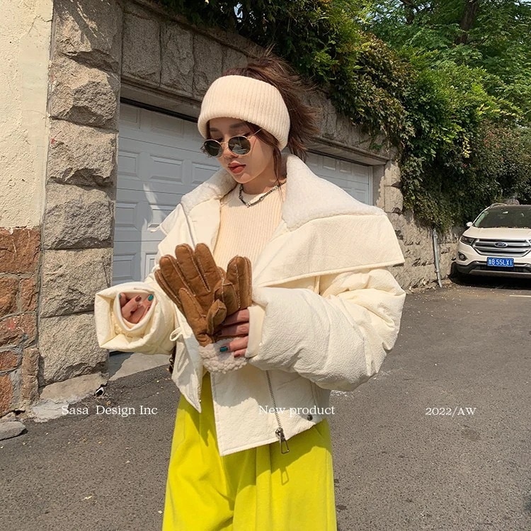 ホワイトダックダウン ショートダウンジャケット レディース 2024 大きめラペル ハイウエストデザイン おしゃれ ウエスタンジャケット ホワイトダックダウン ショートダウンジャケット レディース 2024 大きめラペル ハイウエストデザイン おしゃれ ウエスタンジャケット