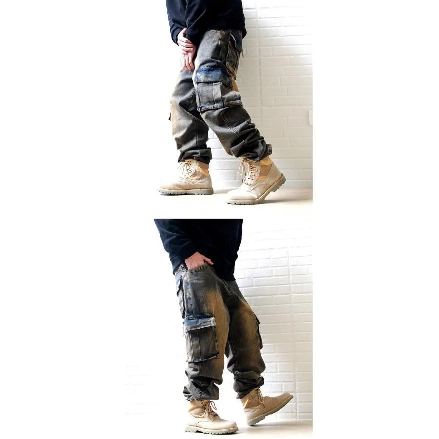 太 デニム ジーンズ バギーパンツ メンズ ビッグシルエット B系 ジーパン ルーズフィット ワイドパンツ ヒップホップ 大きいサイズ ゆったり 太 デニム ジーンズ バギーパンツ メンズ ビッグシルエット B系 ジーパン ルーズフィット ワイドパンツ ヒップホップ 大きいサイズ ゆったり