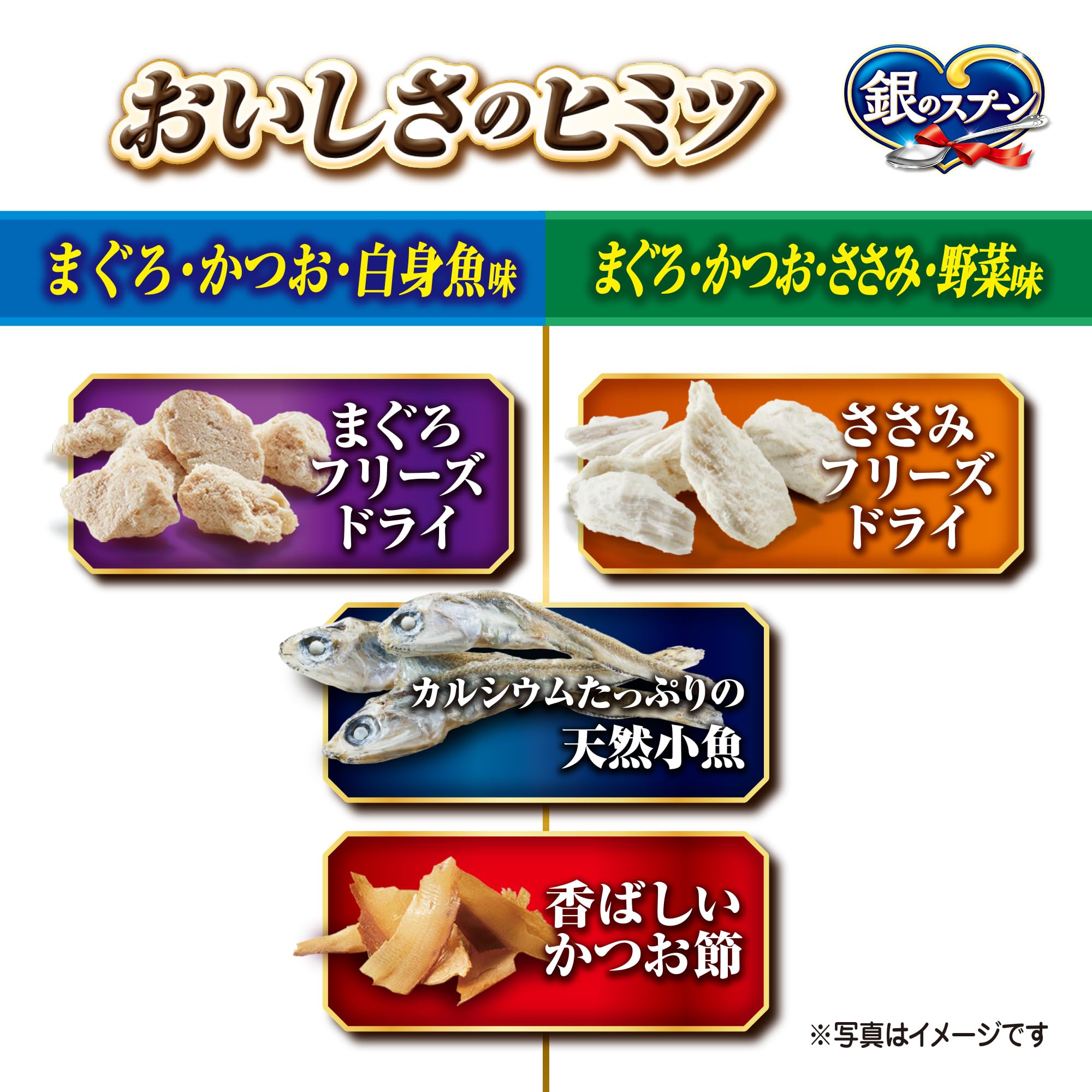 送料無料 【まとめ買い】銀のスプーン キャットフード ドライ 贅沢素材バラエティ 2種のアソート 4.0kg(1.0kg×4) 国産 ユニチャーム 送料無料 【まとめ買い】銀のスプーン キャットフード ドライ 贅沢素材バラエティ 2種のアソート 4.0kg(1.0kg×4) 国産 ユニチャーム