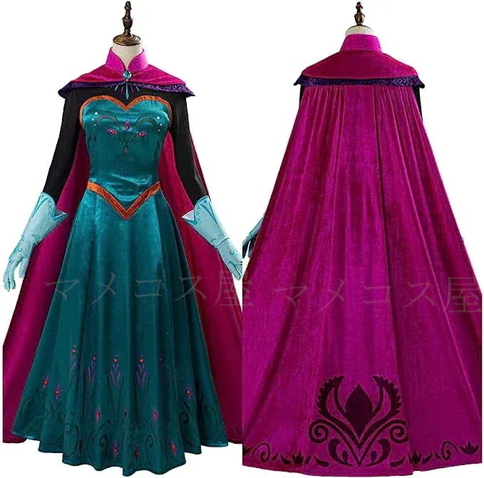 最安値 アナと雪 女王2 Elsa エルサ コスプレ衣装 クリスマス セット パーティー 宴会 文化祭 変装 大人用 コスチューム イベント仮装