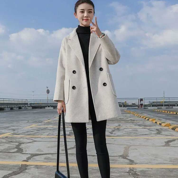コートミドル丈レディース秋冬チェスターコートダブルオーバーサイズルーズ厚メルトンロングコート裏地付き中綿入り大人カジュアル韓国ファッションあたっか防寒保温通勤通学大きいサイズ304050無地シンプル コートミドル丈レディース秋冬チェスターコートダブルオーバーサイズルーズ厚メルトンロングコート裏地付き中綿入り大人カジュアル韓国ファッションあたっか防寒保温通勤通学大きいサイズ304050無地シンプル