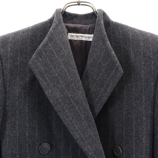 イタリア製 カシミヤブレンド コート 38 グレー レディース