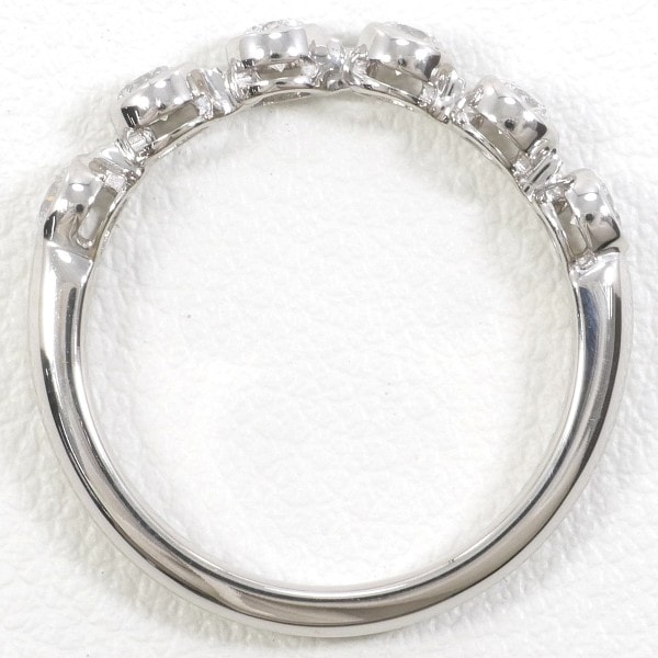 K18 18金 WG ホワイトゴールド リング 指輪 12号 ダイヤ 0.44