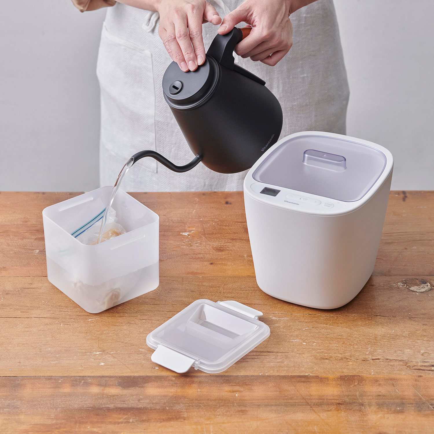 発酵メーカー ヨーグルトメーカー 低温調理器 容器 1000ml 牛乳パックのまま パン生地 塩麹 VFM-10 発酵メーカー ヨーグルトメーカー 低温調理器 容器 1000ml 牛乳パックのまま パン生地 塩麹 VFM-10