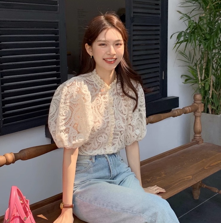トップス ブラウス レースブラウス 0 袖あり 五分袖 パフスリーブ 襟付き ハイネック レース シフォン フリル 透け感 シースルー かわいい 大人可愛い きれいめ 大人 上品 おしゃれ レトロ トップス ブラウス レースブラウス 0 袖あり 五分袖 パフスリーブ 襟付き ハイネック レース シフォン フリル 透け感 シースルー かわいい 大人可愛い きれいめ 大人 上品 おしゃれ レトロ