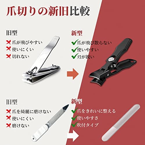 Qoo10] 爪切り つめきり 飛散防止 日本製ステン