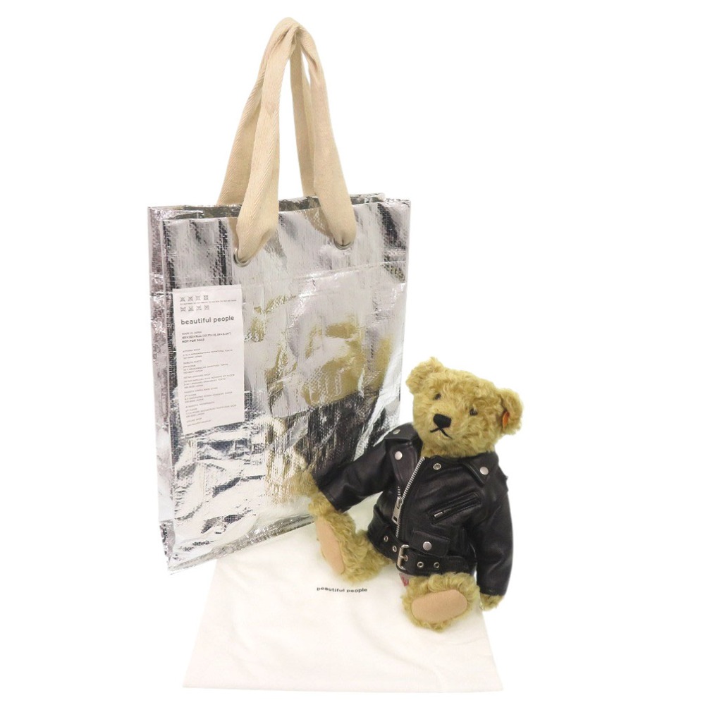 新品同様 steiff ライダース ベア ウォレット ぬいぐるみ モヘア/シープレザー ライトブラウン 1564【中古】 ユニセックス 新品同様 steiff ライダース ベア ウォレット ぬいぐるみ モヘア/シープレザー ライトブラウン 1564【中古】 ユニセックス