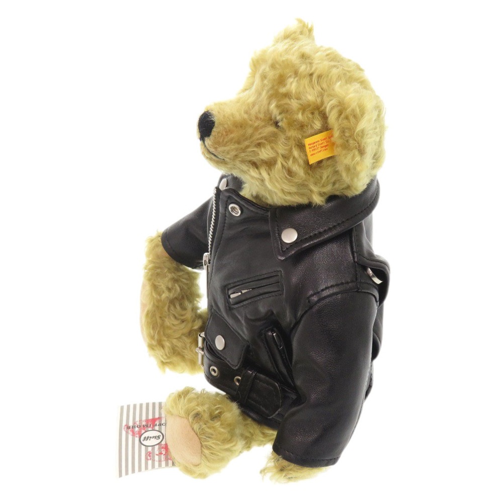 新品同様 steiff ライダース ベア ウォレット ぬいぐるみ モヘア/シープレザー ライトブラウン 1564【中古】 ユニセックス 新品同様 steiff ライダース ベア ウォレット ぬいぐるみ モヘア/シープレザー ライトブラウン 1564【中古】 ユニセックス