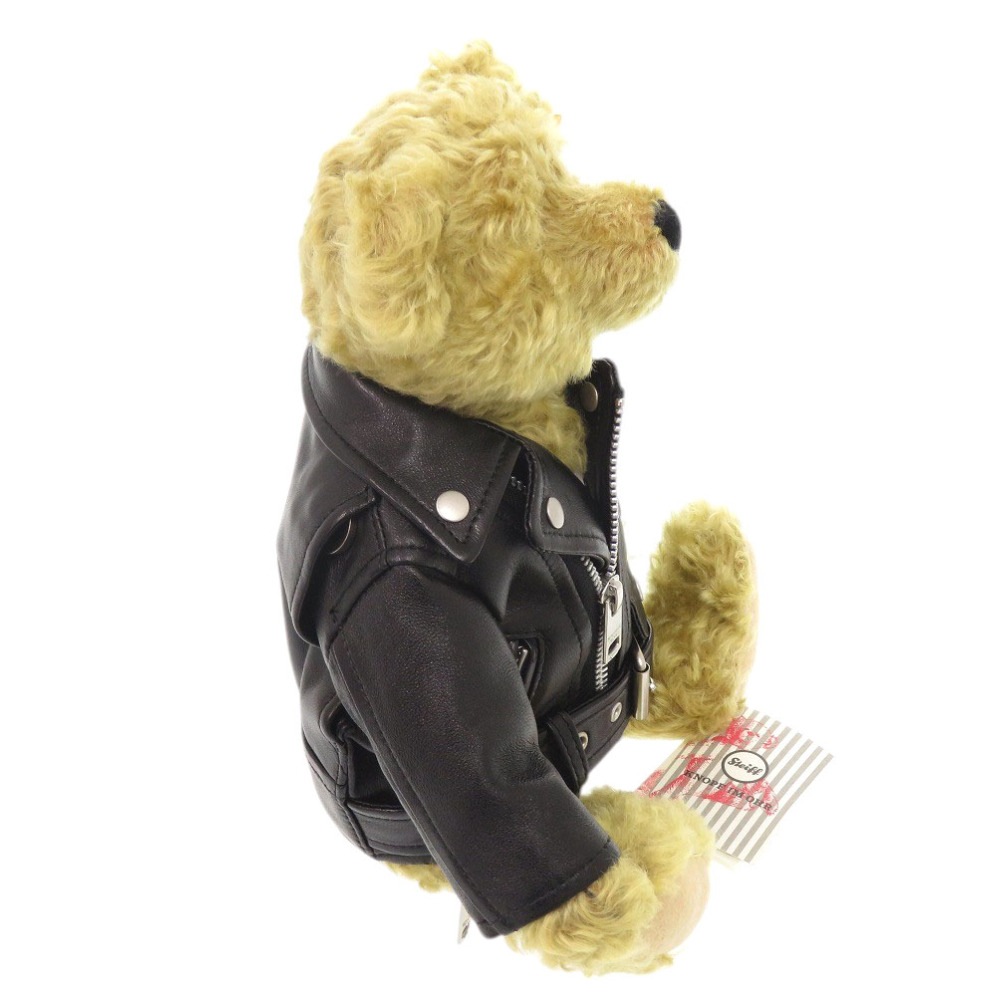 新品同様 steiff ライダース ベア ウォレット ぬいぐるみ モヘア/シープレザー ライトブラウン 1564【中古】 ユニセックス 新品同様 steiff ライダース ベア ウォレット ぬいぐるみ モヘア/シープレザー ライトブラウン 1564【中古】 ユニセックス