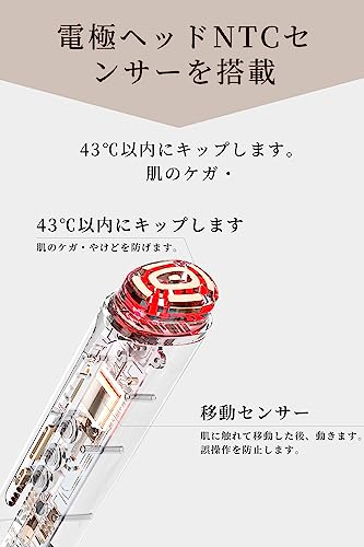 Ni Zmir 美顔器 高周波美顔器 多機能美顔器【最新平型電極ヘッド