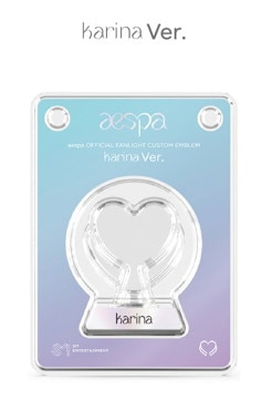 【新品】aespa ペンライト エンブレム全種 トレカ aespa 公式グッズ OFFICIAL FANLIGHT CUSTOM EMBLEM エスパ ペン