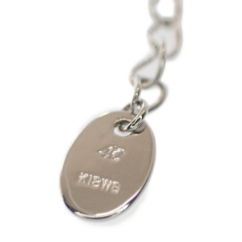 【4℃】スクエア モチーフ ネックレス K18ホワイトゴールド ダイヤモンド レディース