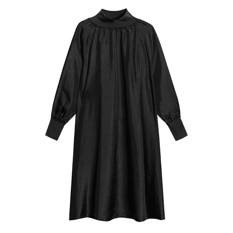 【新作 】おしゃれ 気質 ック 薄手 ゆったり 着痩せ 垂れ感 ワンピース シャツワンピース 長袖 リゾートワンピース