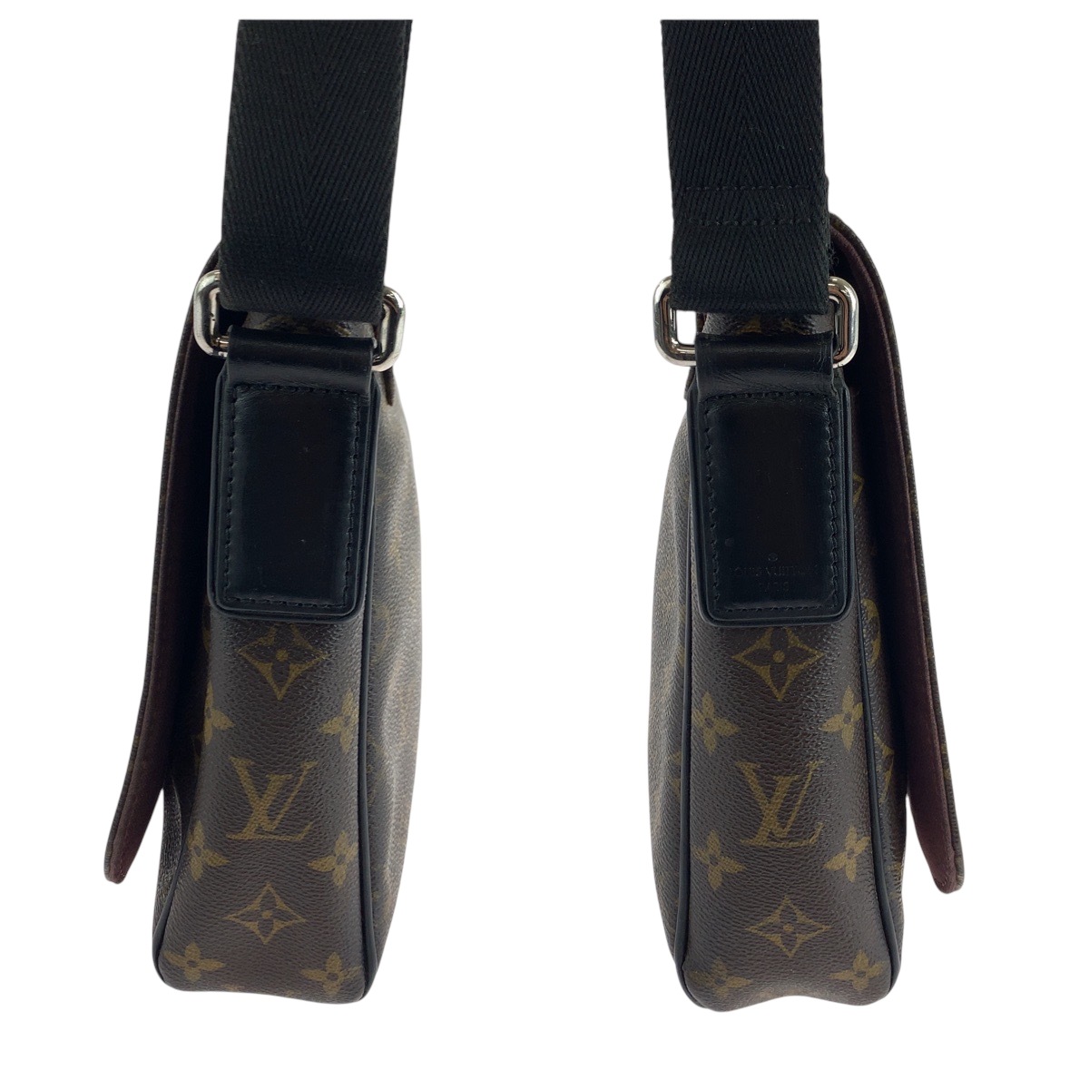 モノグラム マカサー ディストリクトPM 男女兼用 ブラウン ブラック シルバー金具 PVC M40935 ショルダーバッグ レディース 502525 モノグラム マカサー ディストリクトPM 男女兼用 ブラウン ブラック シルバー金具 PVC M40935 ショルダーバッグ レディース 502525