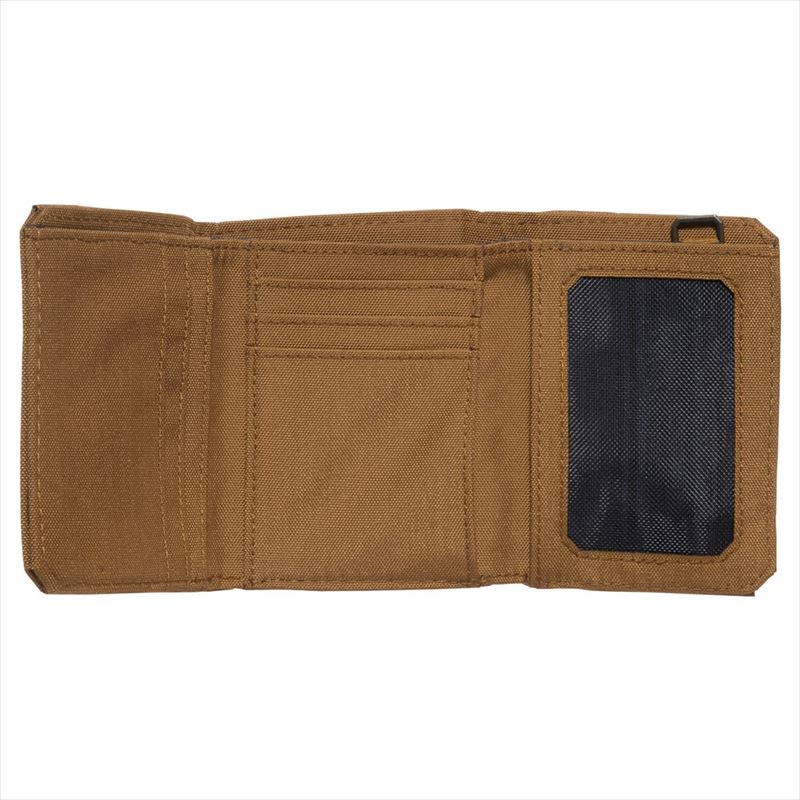 財布 三つ折り B0000236 Duck Trifold Wallet ブラウン 3KHYM-01 コーデュラナイロン 定期入れ パスケース 財布 三つ折り B0000236 Duck Trifold Wallet ブラウン 3KHYM-01 コーデュラナイロン 定期入れ パスケース