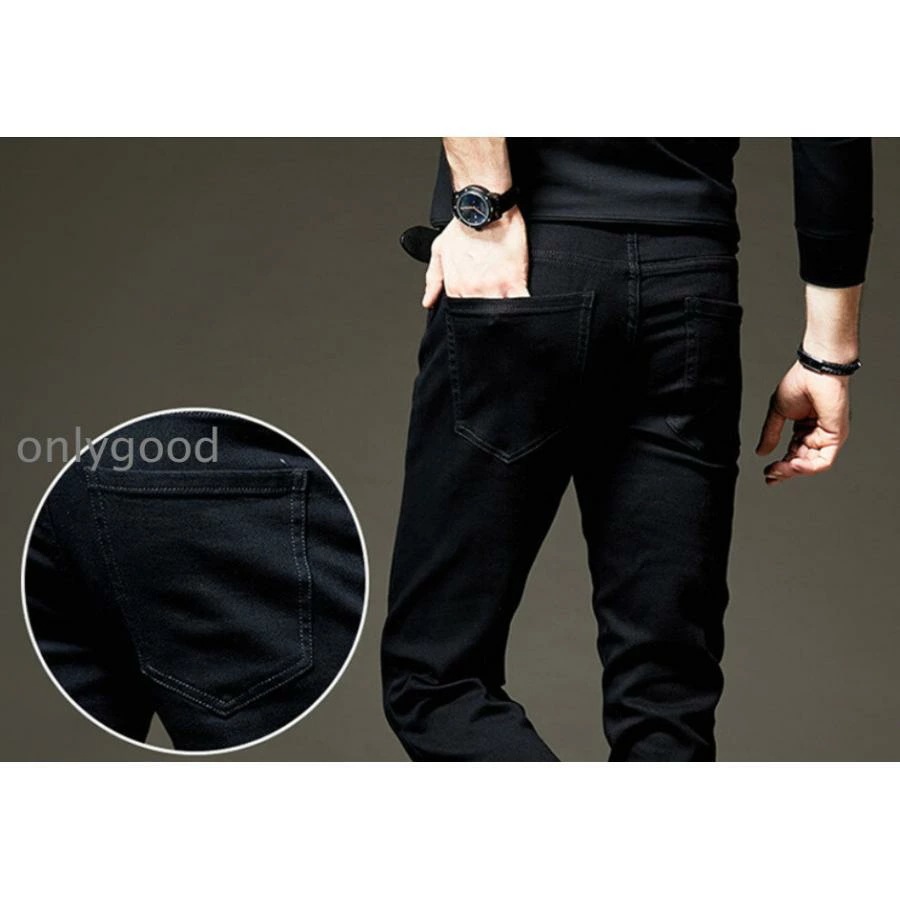 スキニー デニム メンズ ストレッチ カジュアル ジーンズ スリムパンツ 美シルエット 黒 ブラック 春 秋冬 スキニー デニム メンズ ストレッチ カジュアル ジーンズ スリムパンツ 美シルエット 黒 ブラック 春 秋冬