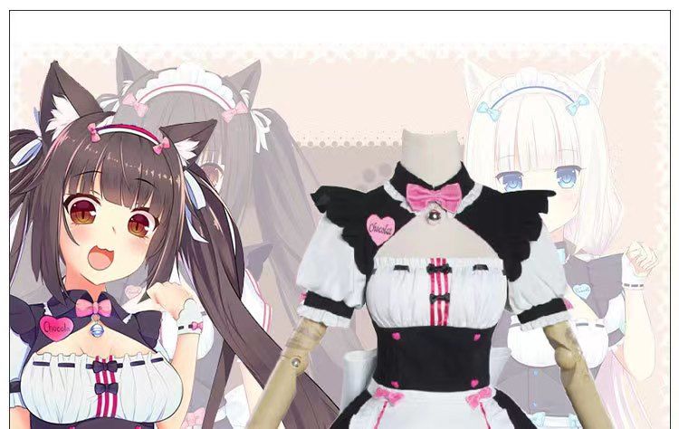 Cat Girl Paradise Cos コスチューム ロリータ チョコレート Xiangzi コスプレ ロリータ スカート メイド服 アニメ 制服