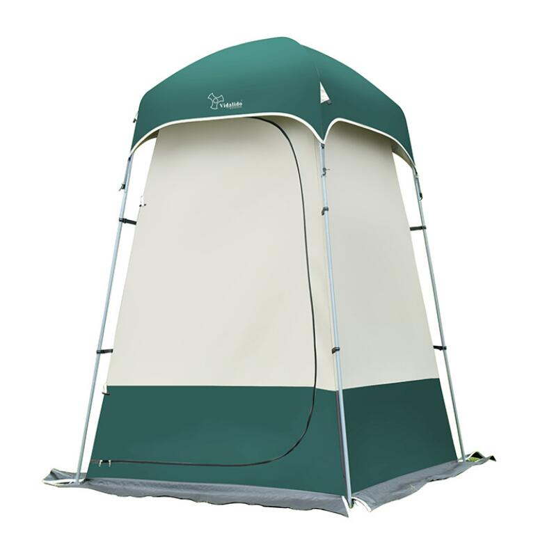 屋外のキャンプ シャワー入浴のテント キャンプ モデルテント