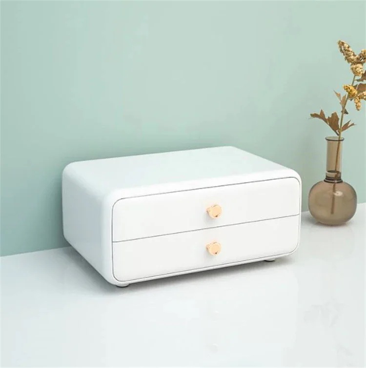 スタイル 収納ボックス 化粧品 デスクトップ シェルフボックス 引き出し式 整理 化粧台 防塵 口紅 スキンケア