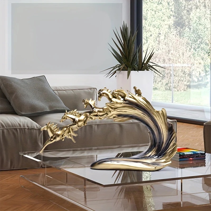 オブジェ 馬 ラグジュアリー オーナメント おしゃれ インテリア ディスプレイ 動物 アニマル アート コレクション 贈り物 プレゼント 4-7