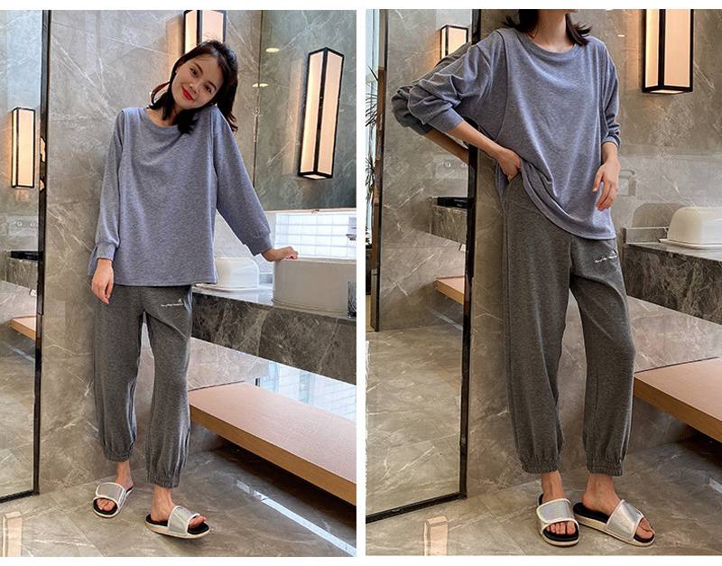 マタニティ パジャマ 上下セット 授乳パジャマ 妊婦 春秋冬 長袖 レディース おしゃれ 可愛い 大きいサイズ ルームウェア 部屋着 授乳 授乳口 付 楽 ウエスト調整付き 臨月 産前産 楽ちん