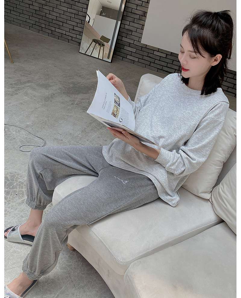 マタニティ パジャマ 上下セット 授乳パジャマ 妊婦 春秋冬 長袖 レディース おしゃれ 可愛い 大きいサイズ ルームウェア 部屋着 授乳 授乳口 付 楽 ウエスト調整付き 臨月 産前産 楽ちん