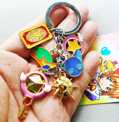 Qoo10] カードキャプターさくらキーホルダー6ペン : 腕時計