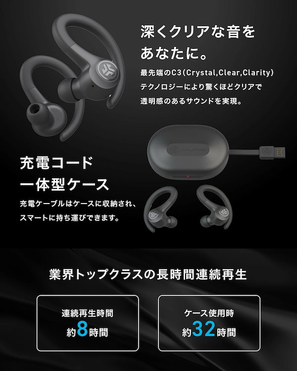 超長時間32時間通話！Bluetoothイヤホン ワイヤレスイヤホンZX