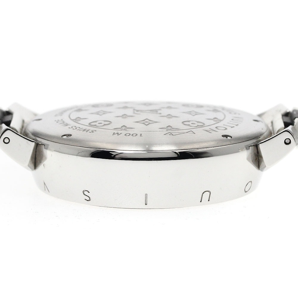 ルイ・ヴィトン LOUIS VUITTON QA093 タンブール ニューウェーブ クロノグラフ クォーツ メンズ 箱・保証書付き_885379【中古】 ルイ・ヴィトン LOUIS VUITTON QA093 タンブール ニューウェーブ クロノグラフ クォーツ メンズ 箱・保証書付き_885379【中古】