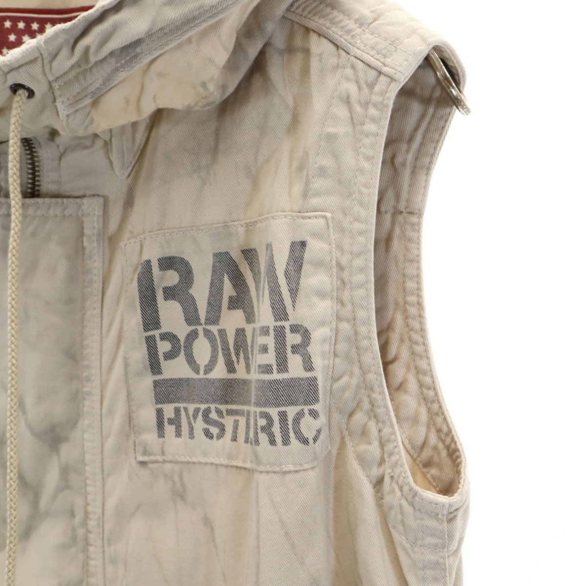 ノースリーブ モッズ ワンピース F ベージュ レディース 古着