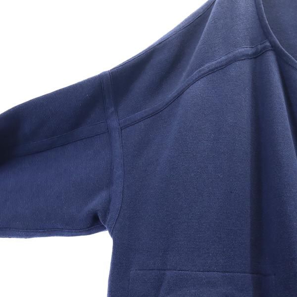 アンユーズド 長袖 デザイン ロング カーディガン 3 ネイビー UNUSED メンズ