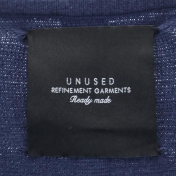 アンユーズド 長袖 デザイン ロング カーディガン 3 ネイビー UNUSED メンズ