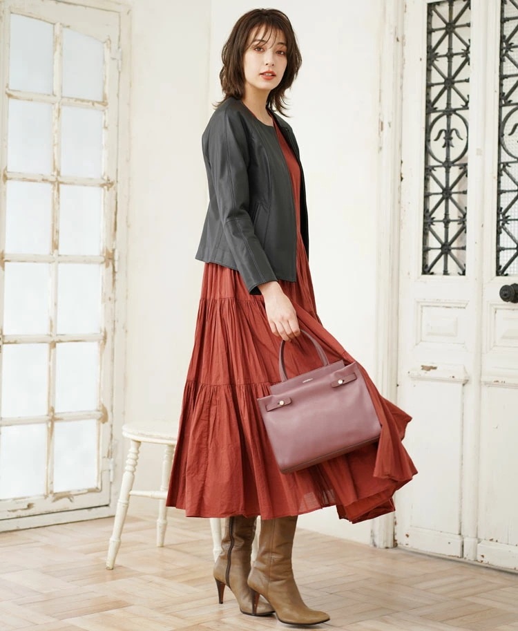 ラムレザーライダースジャケットショート丈 ラムレザーライダースジャケットショート丈