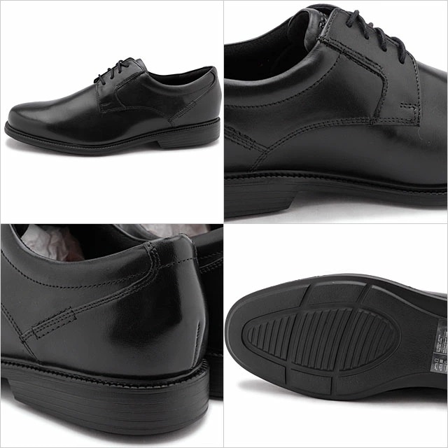 レザーシューズ チャールズロード プレーン トゥ [V80553W] Charlesroad Plain Toe メンズ 革靴 ワイドワイズ ビジネス Black 黒 ブラック系