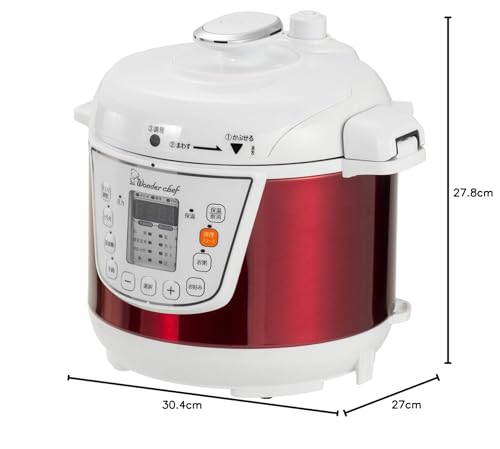 ワンダーシェフ マイコン電気圧力鍋 3L スターターセット OEDC30 R1(ST)