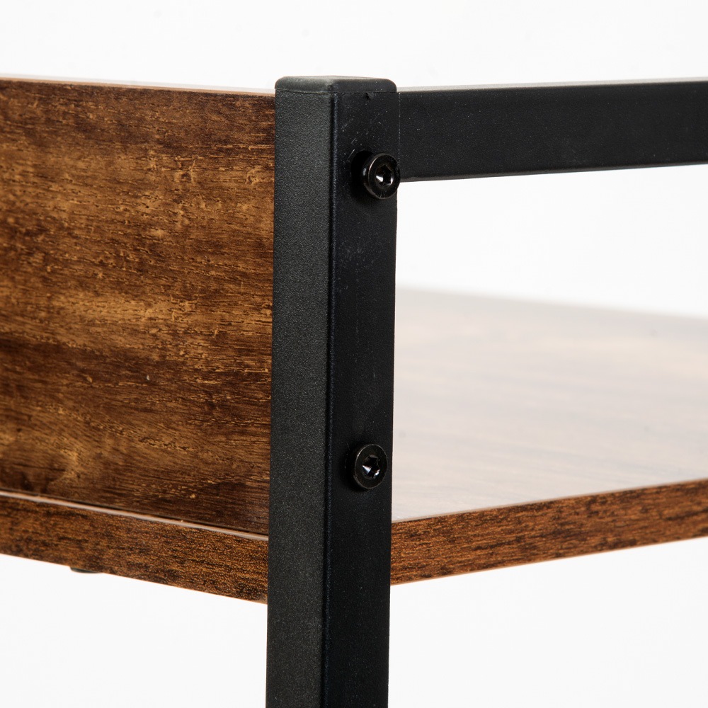 【国内発送&送·料·無·料】【人気商品】【ダークブラウン】 パソコンデスク 引き出し付き パソコンデスク 木製 3段シェルフ付 書斎机 ミシン台 勉強机 学習机 【国内発送&送·料·無·料】【人気商品】【ダークブラウン】 パソコンデスク 引き出し付き パソコンデスク 木製 3段シェルフ付 書斎机 ミシン台 勉強机 学習机