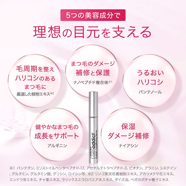 Lash adict ラッシュアディクト　5ml 正規品　２個 Lashaddict ラッシュアディクト アイラッシュ コンディショニング