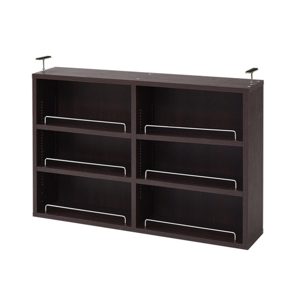 本棚 ブックシェルフ用上置き棚 幅81cm 1cmピッチ スリム 薄型 専用 上置き 追加棚 収納 収納棚 可動棚 ホワイト ブラウン ライトブラウン おしゃれ 上置き収納 ダークブラウン