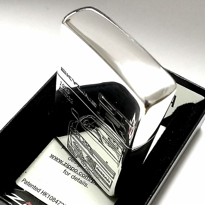 ZIPPO ライター スカイラインGT-R 生誕50周年記念 ジッポ R32 限定 日産公認モデル GTR-BNR32 シリアル入り シルバーイブシ 両面加工 車 かっこいい メンズ ギフト