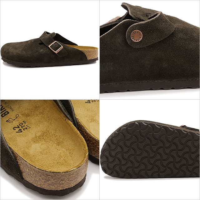 サンダル ボストン ベロア [60901/1027460] メンズ・レディース ドイツ製 コンフォートサンダル 健康サンダル MOCCA SUEDE-LEATHER 正規取扱店