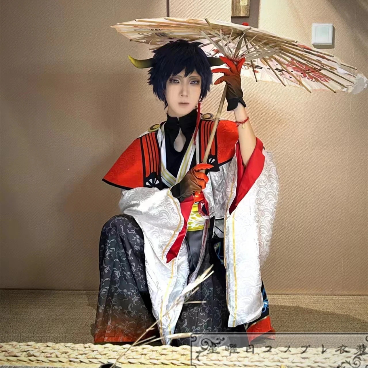 ES あんさんぶるスターズ 丑参り(後編) 伏見弓弦 風早巽 守沢千秋 姫宮桃李 コスプレ衣装 コスチューム ハロウィン 装服 仮装 ES あんさんぶるスターズ 丑参り(後編) 伏見弓弦 風早巽 守沢千秋 姫宮桃李 コスプレ衣装 コスチューム ハロウィン 装服 仮装