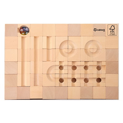Qoo10] キューブロック CUBLOCK 知育玩具 積み木 スタン