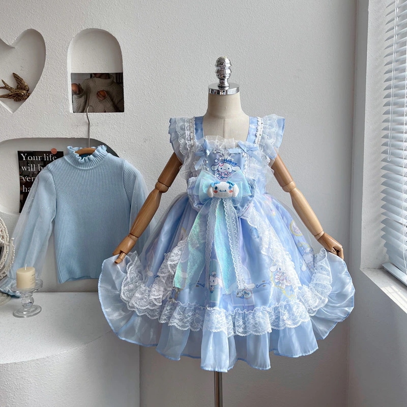 24 子供服子供スカート 秋と冬の新しいスタイルの女の子メッシュスカート漫画子供の誕生日ドレススカートセータースカート男女兼用その他の子供服その他