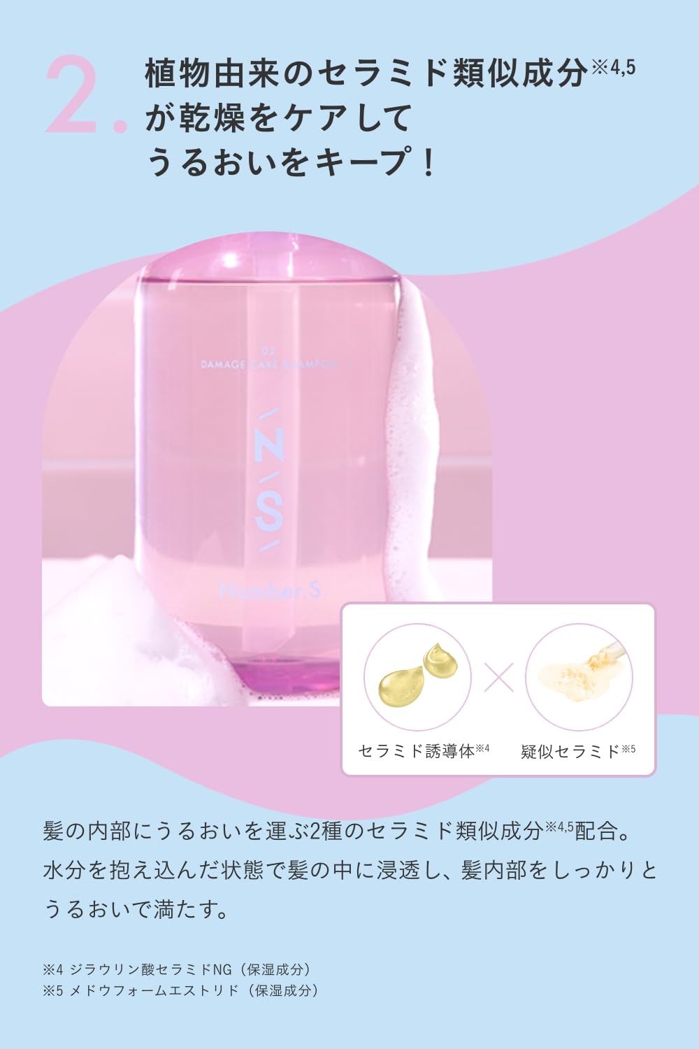 ナンバーエス ダメージケア シャンプー＆トリートメント＆ヘアオイル セット 450ｍL 450g 100ml 髪質補正発想 くせ毛 ヘアケア 日本製