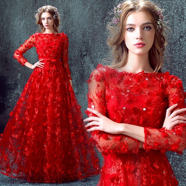 カラードレス 二次会 安い 長袖 ウエディングドレス 結婚式 ロングドレス 披露宴 花嫁 フォーマルドレス 演奏会 カクテルドレス 発表会 イブニングドレス 赤 カラードレス 二次会 安い 長袖 ウエディングドレス 結婚式 ロングドレス 披露宴 花嫁 フォーマルドレス 演奏会 カクテルドレス 発表会 イブニングドレス 赤